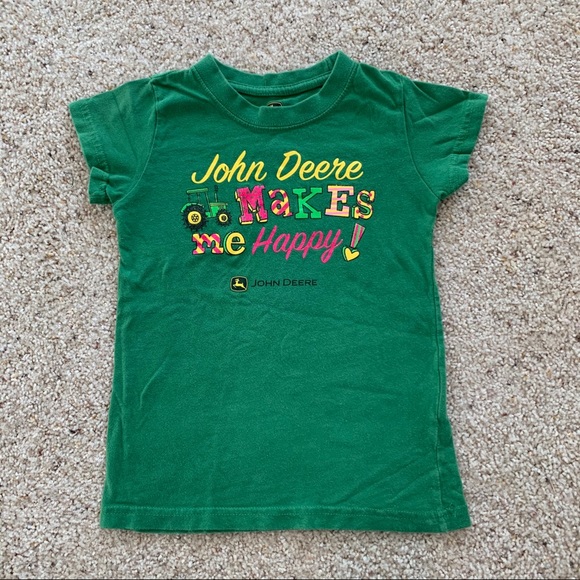 John Deere girls teeshirt size 7